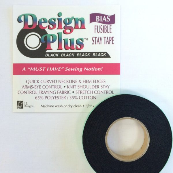 Design Plus Bias Stay Tape - Black