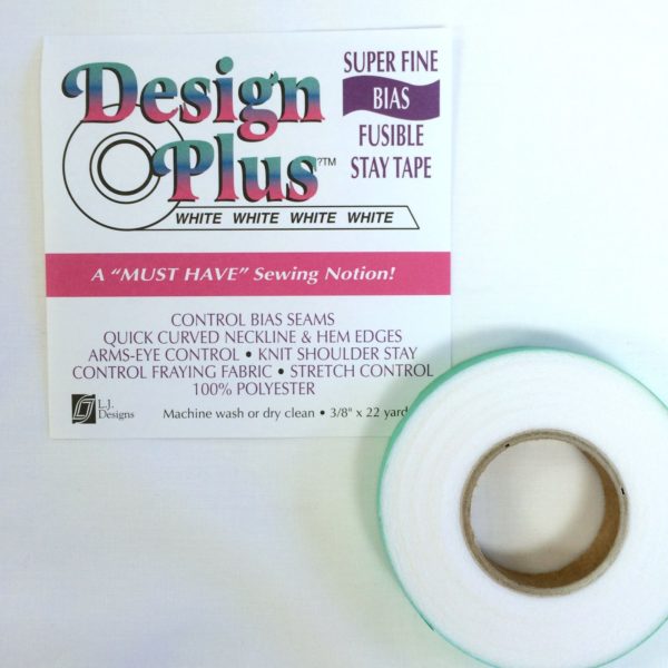 Design Plus Super Fine Bias Stay Tape - White