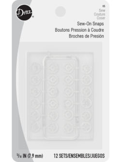 Dritz Sew-on Snaps - Clear