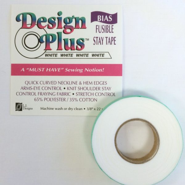 Design Plus Bias Stay Tape - White