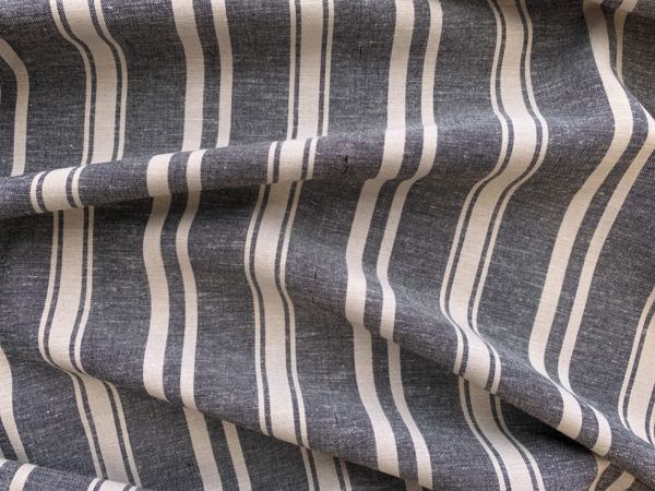 Mystique Chevron Cotton/Linen/Rayon - Black