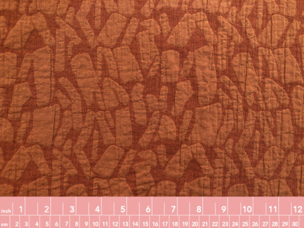 Cotton/Linen Jacquard - Shapes - Marmalade