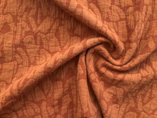 Cotton/Linen Jacquard - Shapes - Marmalade