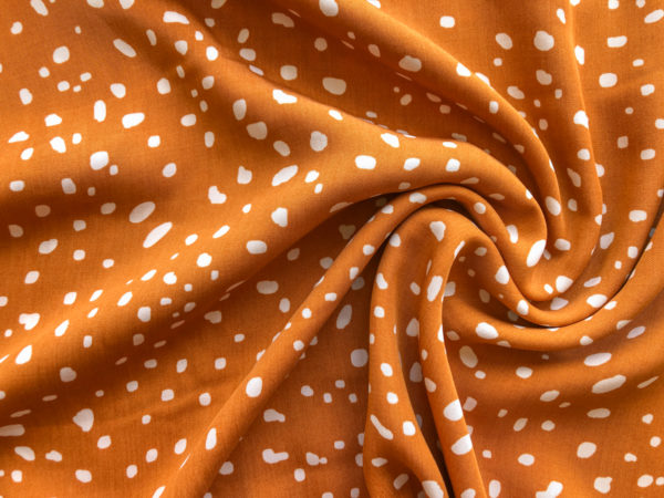 Tencel Twill - Speckled Spots - Saffron