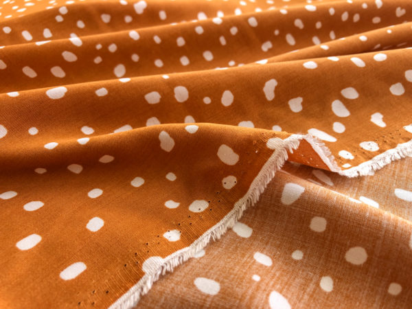 Tencel Twill - Speckled Spots - Saffron