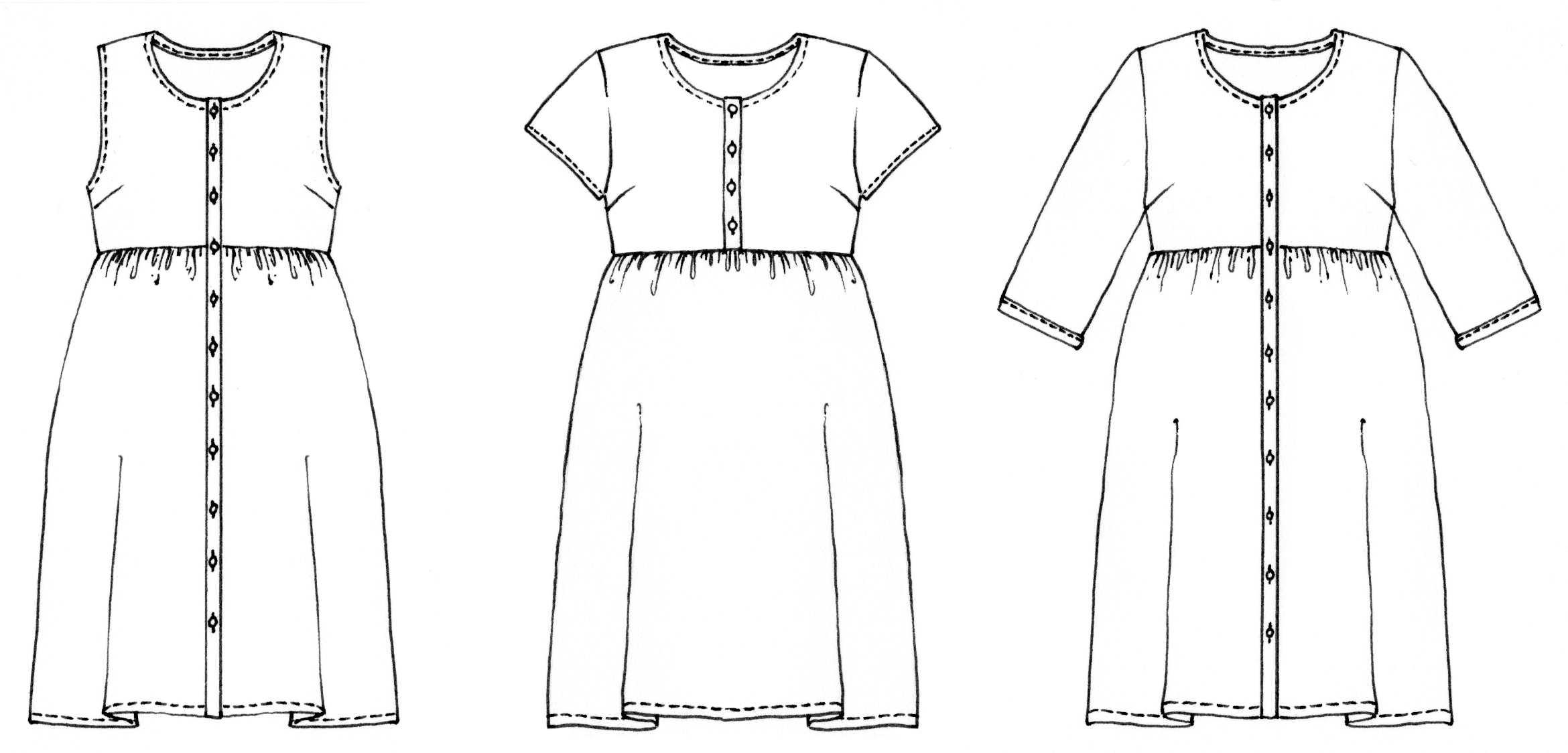 Sew Liberated The Ashland Dress Sewing Pattern