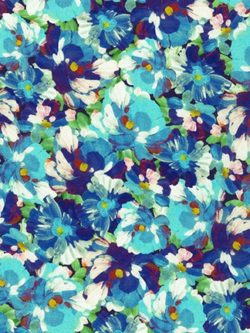 Quilting Cotton - Painterly Petals - Evening