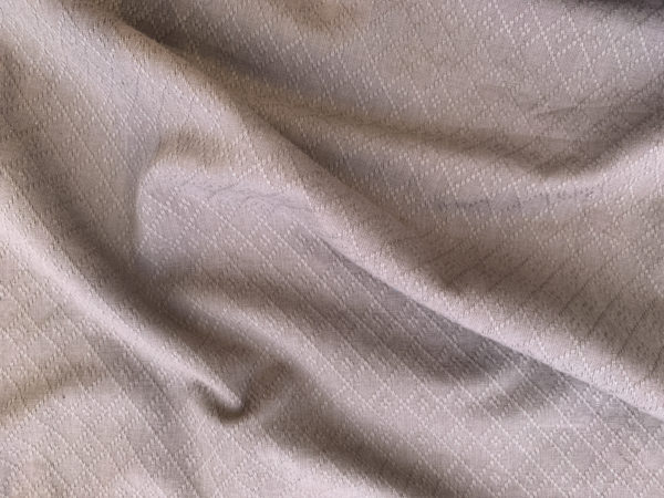 Textured Yarn Dyed Cotton - Diamond Weave - Grey