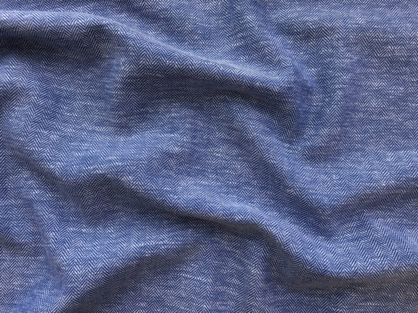 Mystique Chevron Cotton/Linen/Rayon - Blue