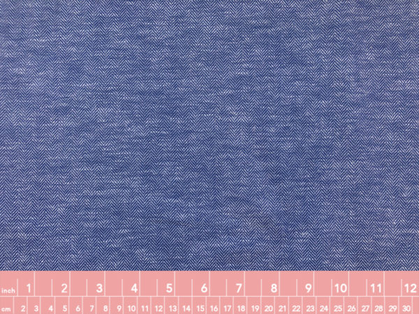 Mystique Chevron Cotton/Linen/Rayon - Blue