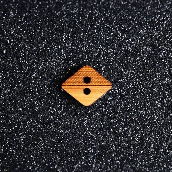 Arrow Mountain Bamboo Button - Diamond