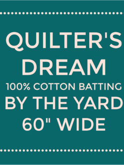 Quilters Dream Cotton Batting - Natural Select - By the Yard 60" Wide