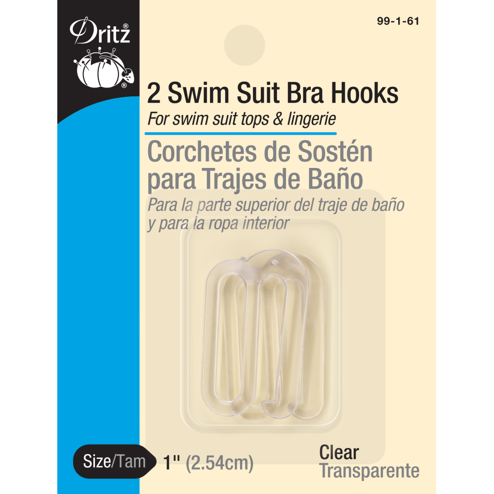 Metal Swimsuit Hooks 1 Set/Pack