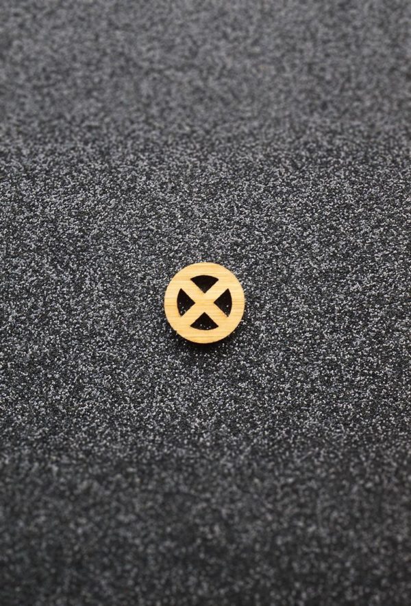 Arrow Mountain Bamboo Button - Fox