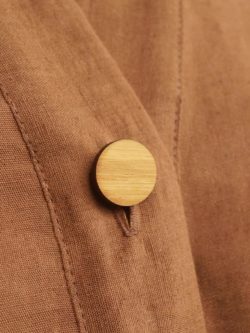 Arrow Mountain Bamboo Button - Fox