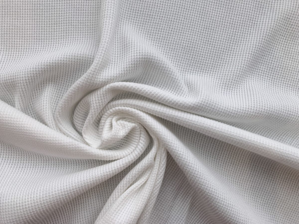 Organic Cotton Rib Knit - Ivory