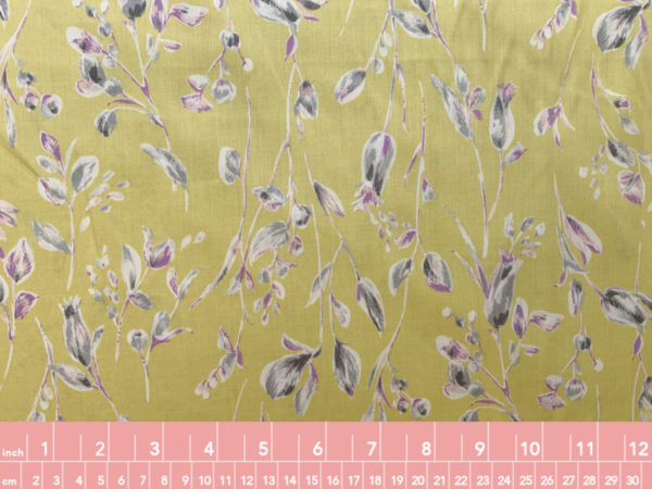 Hokkoh - Cotton Satin-Face Lawn - Yellow Floral