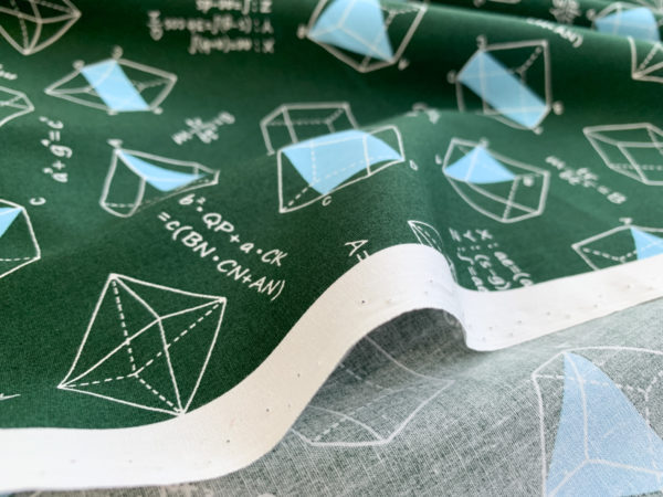 Sevenberry - Cotton Sheeting - Geometric Planes - Green