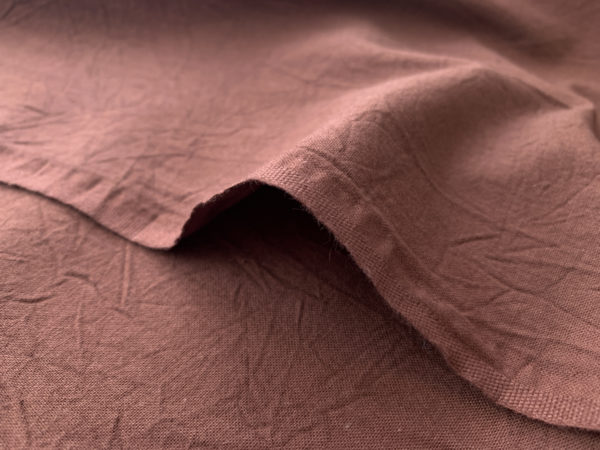 Japanese Crinkled Cotton Sheeting - Bark