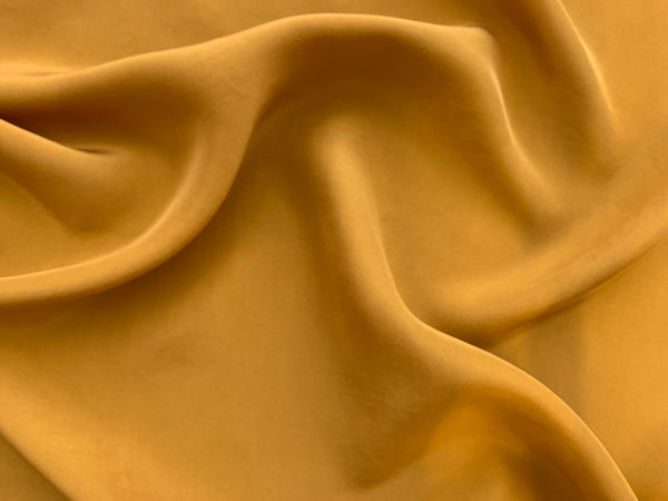 Deadstock Designer - Silk Crepe de Chine - Goldenrod