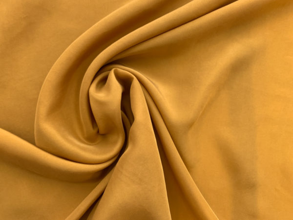 Deadstock Designer - Silk Crepe de Chine - Goldenrod