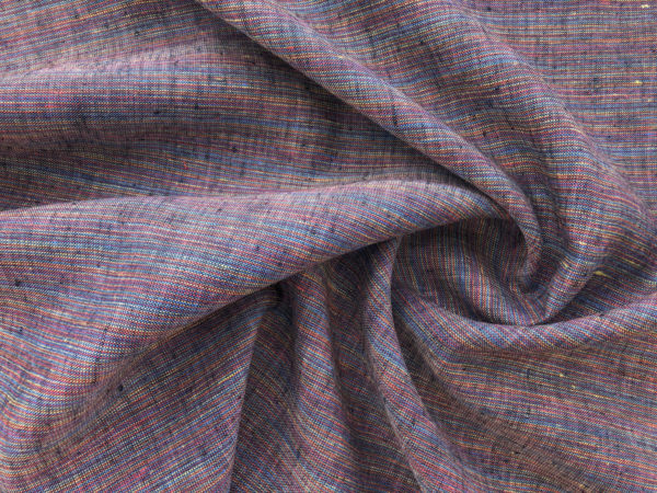 Yarn Dyed Linen - Rainbow Slub