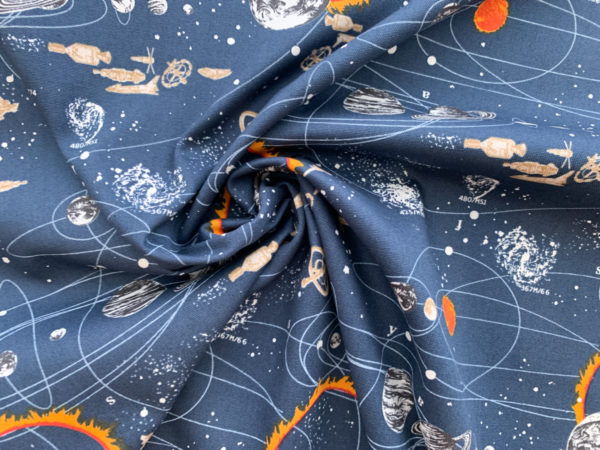 Japanese Cotton Oxford - Outer Space