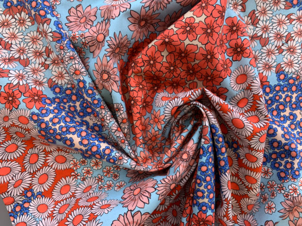 Lady McElroy - Rayon Challis - Orange Blossom