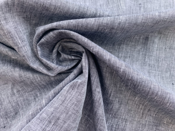 Chambray Linen Slub- Pepper