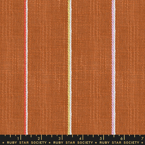 Warp & Weft Cotton Wovens - Heirloom Chore Coat - Pin Stripe - Saddle