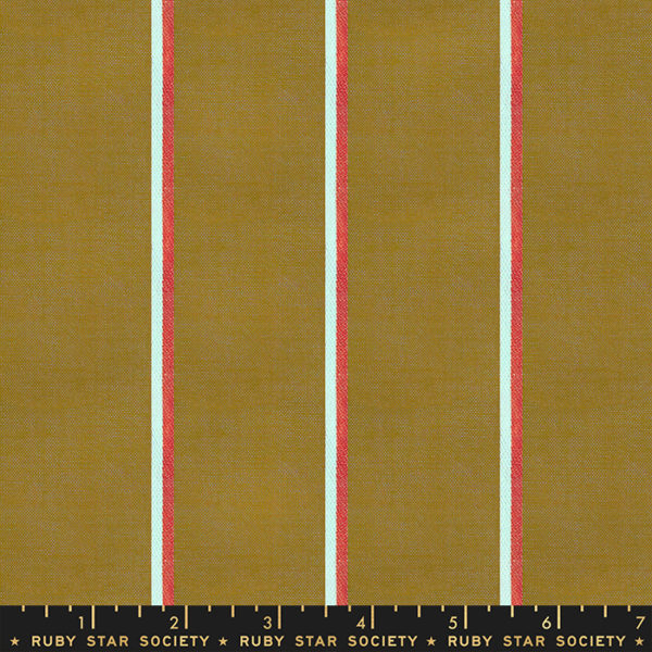 Warp & Weft Cotton Wovens - Heirloom Stripe - Blue Slate