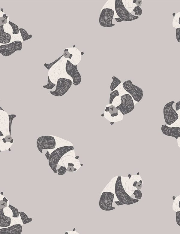 Quilting Cotton - Dear Stella - New Here - Pandas