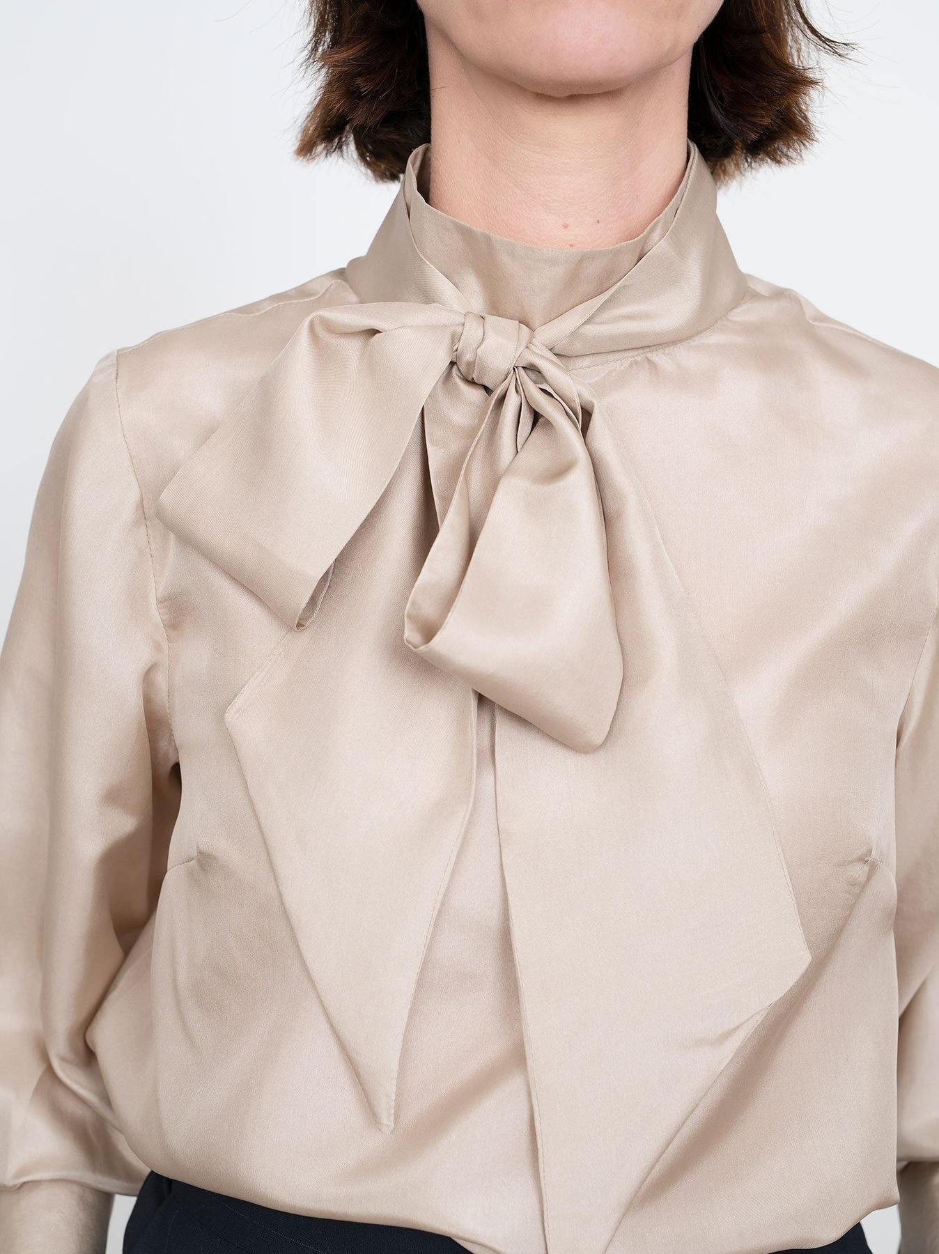 The Assembly Line Tie Bow Blouse XS-L - Stonemountain & Daughter