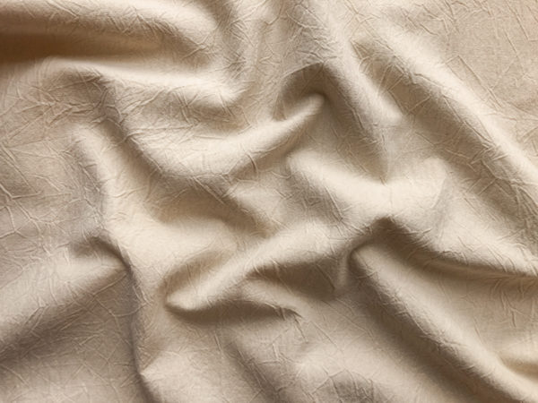 Japanese Crinkled Cotton Sheeting - Natural