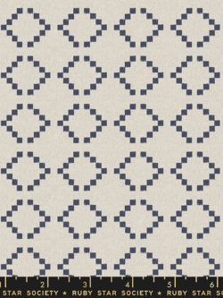 Warp & Weft Cotton Wovens - Parade - Navy