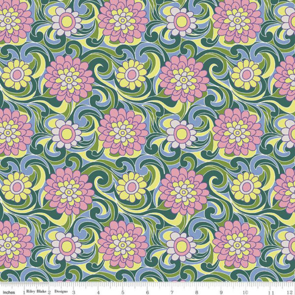 Quilting Cotton - Liberty of London - Carnation Carnival - Daydream