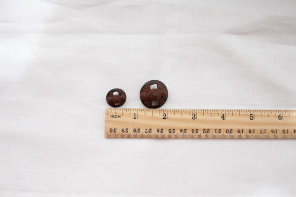 Antique Bronze Shield Buttons