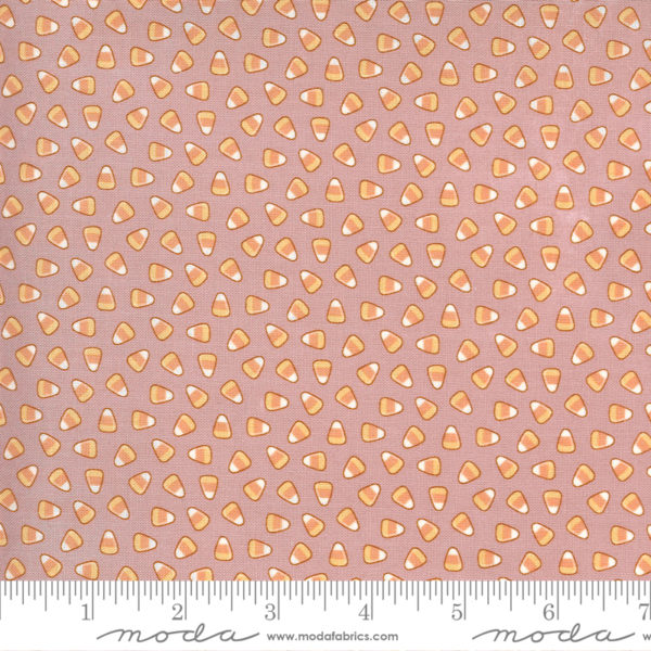 Quilting Cotton - Kitty Candy Corn - Polka Dot Kitties - Midnight