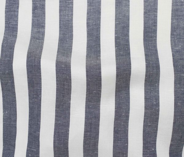 Lily Linen/Rayon Stripe - Navy