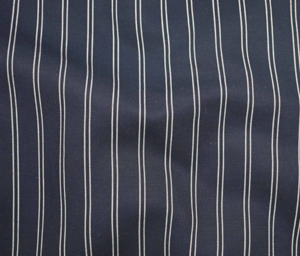 Luna Tencel/Linen Stripe - Navy/White