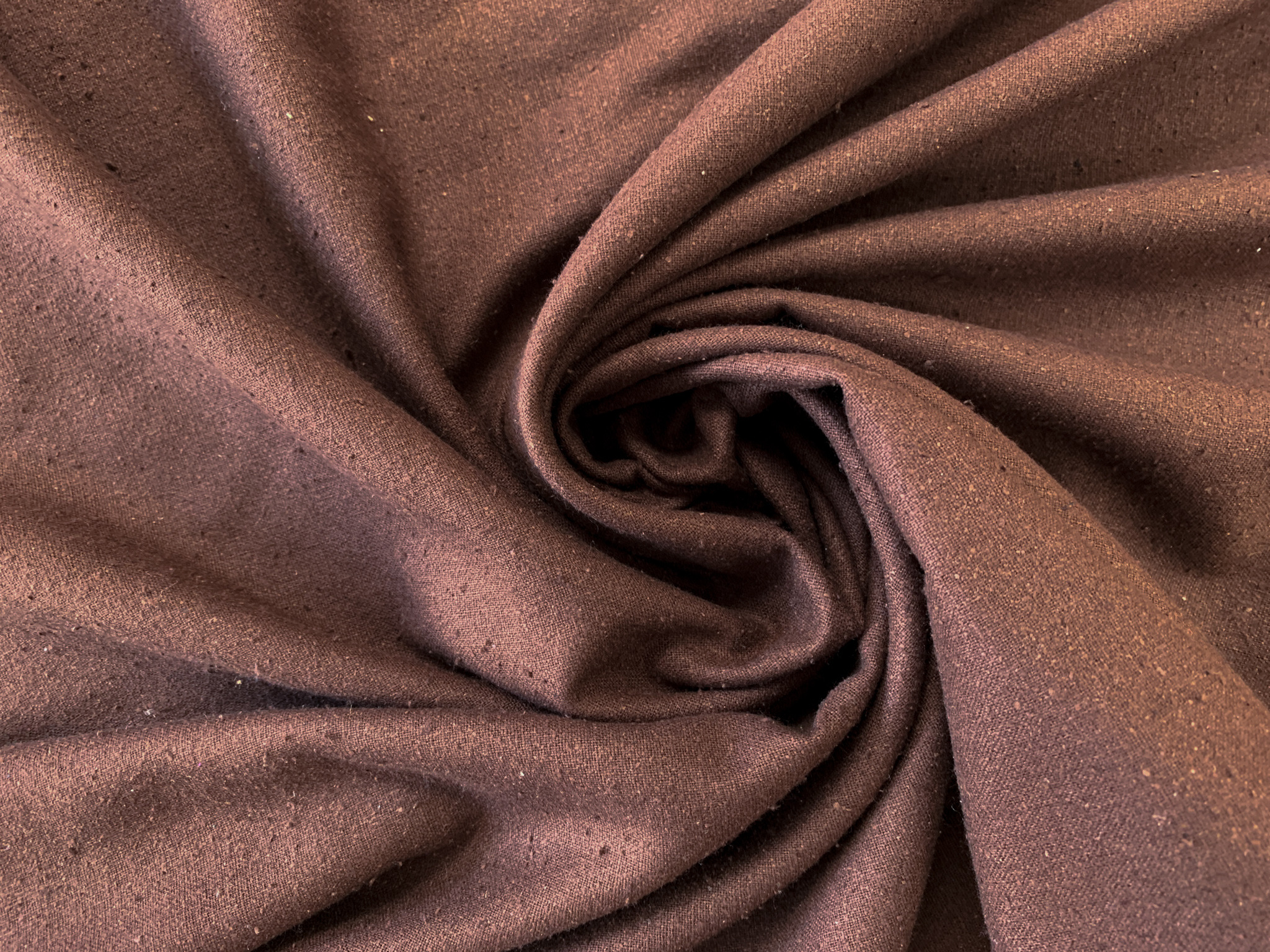 Silk Noil - Brown - Stonemountain & Daughter Fabrics