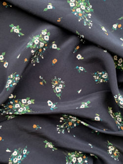 Amour Vert - Sandwashed Silk Crepe de Chine - Madrid Floral