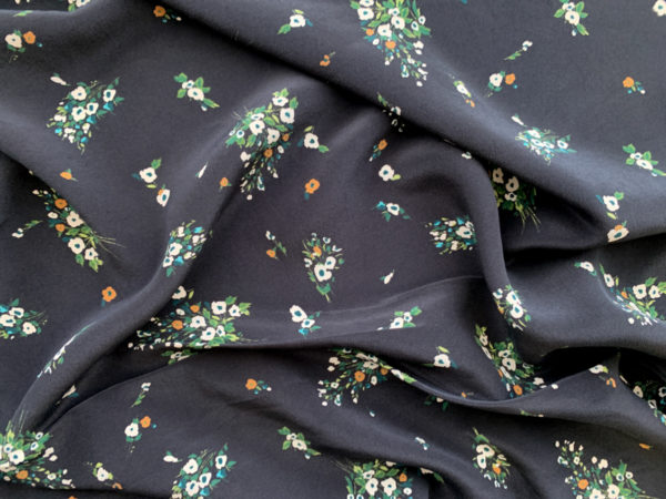 Amour Vert - Sandwashed Silk Crepe de Chine - Madrid Floral