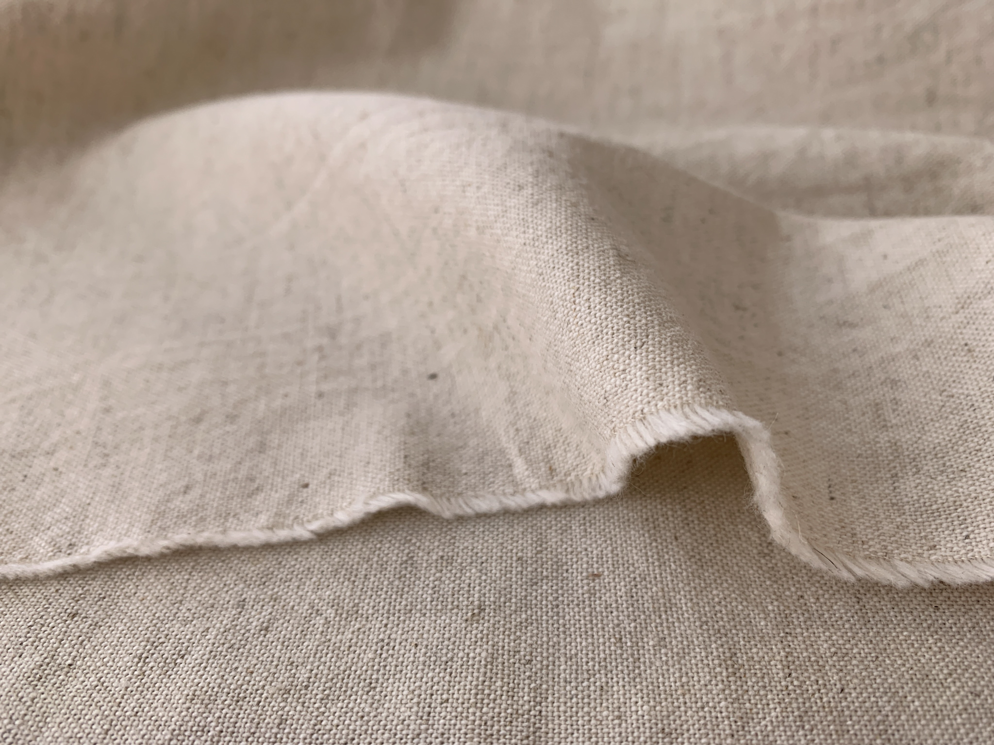 Japanese Cotton/Linen Shirting - Natural - Stonemountain & Daughter Fabrics