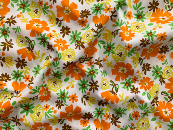 Japanese Cotton Poplin - Vintage Floral