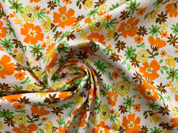 Japanese Cotton Poplin - Vintage Floral