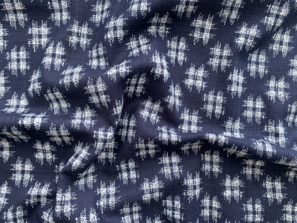 Japanese Textured Cotton - Indigo Traditional - Shaapu