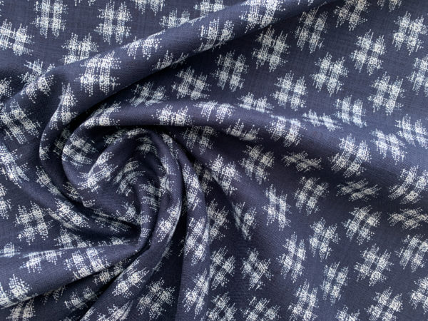 Japanese Textured Cotton - Indigo Traditional - Shaapu