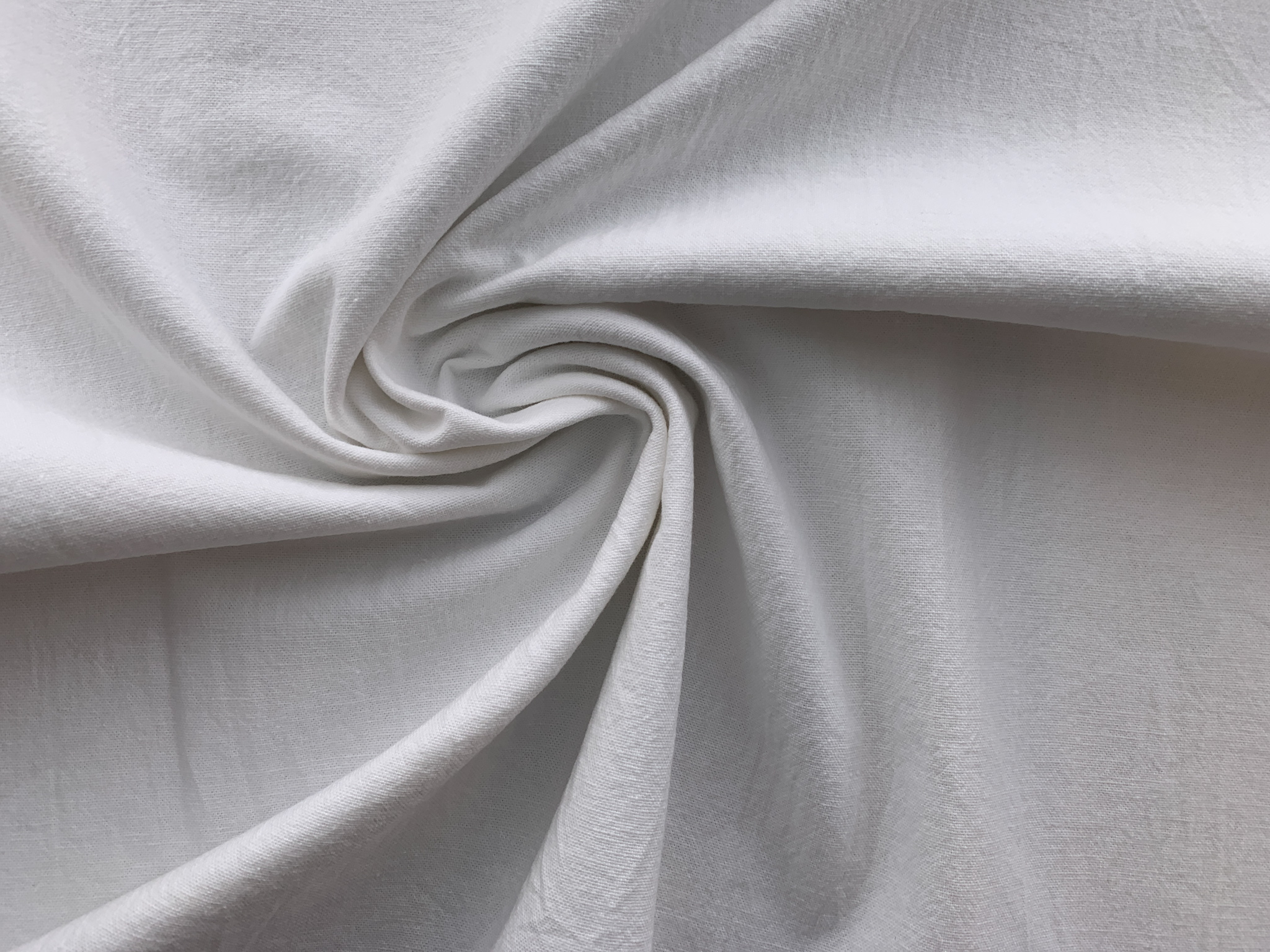 Japanese Cotton/Linen Shirting White Stonemountain & Daughter Fabrics