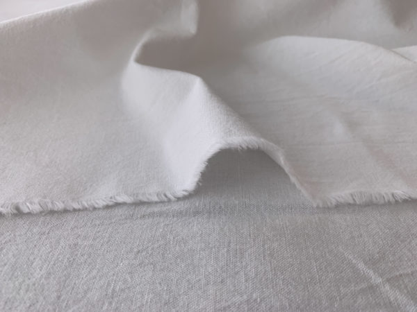 Japanese Cotton/Linen Shirting - White